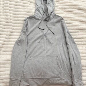 Express Light Gray Men's Hoodie